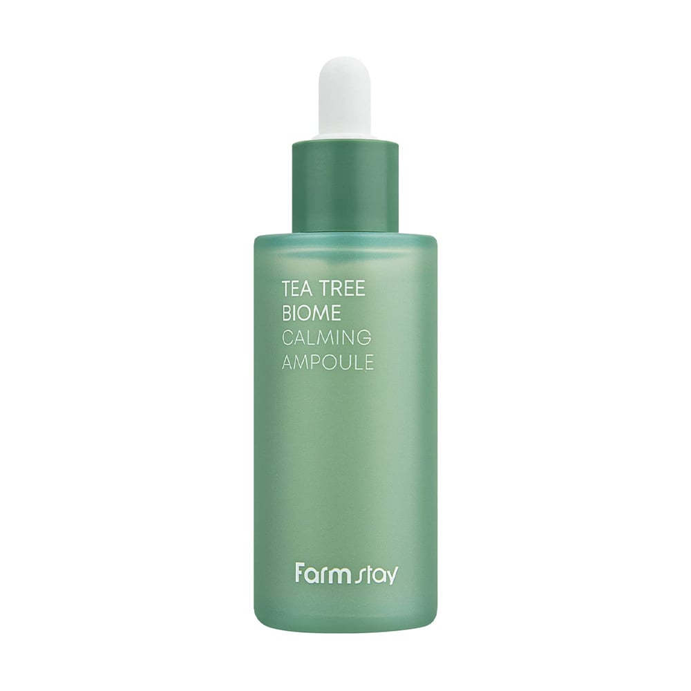 Заспокійлива ампульна сироватка для обличчя FarmStay Tea Tree Biome Calming Ampoule з екстрактом чайного дерева, 50 мл