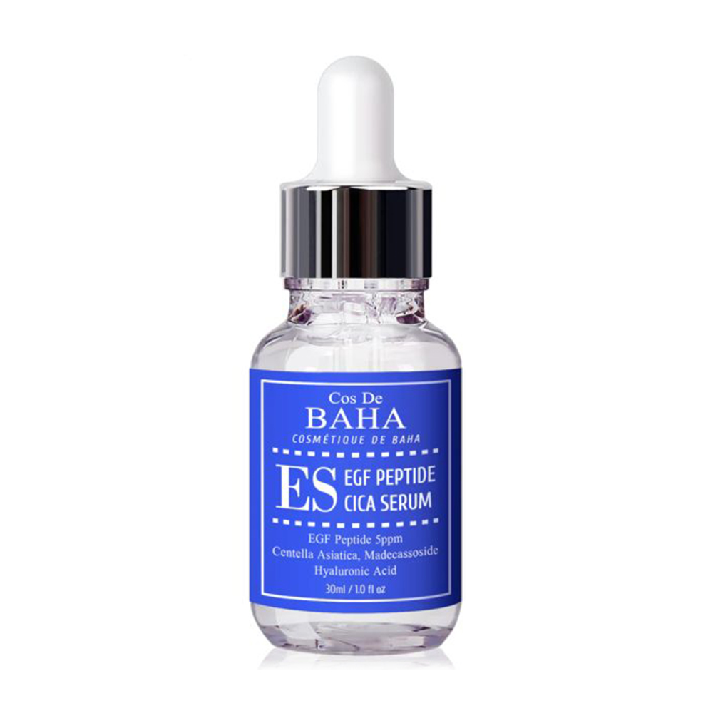 Заспокійлива відновлювальна сироватка для обличчя Cos De Baha Es Egf Peptide Cica Serum, 30 мл